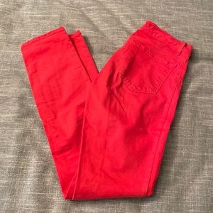 J Brand red skinny jeans!!